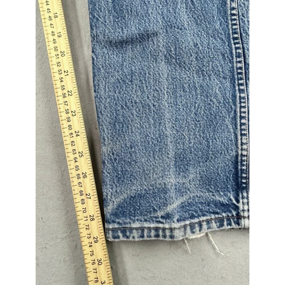 Wrangler 47MWZ Jeans Mens Blue Regular Fit Cowboy Cut Straight Leg 38x30